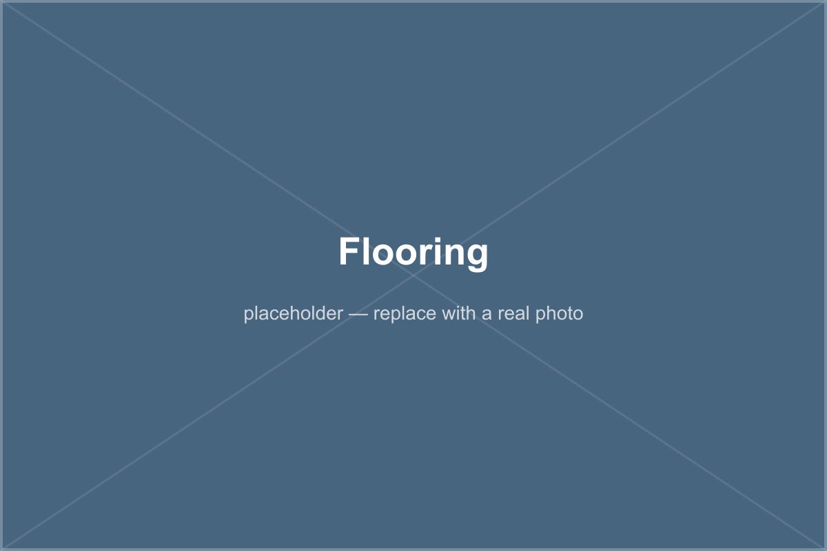 New luxury vinyl plank flooring installed in a living room